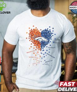 Denver Broncos Heart Shirt