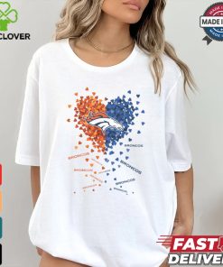 Denver Broncos Heart Shirt