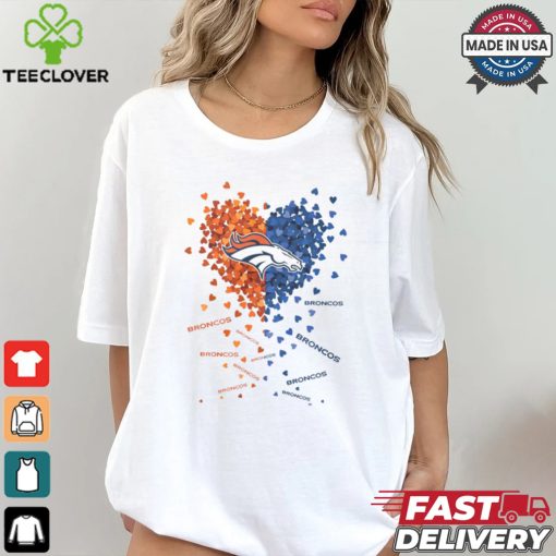 Denver Broncos Heart Shirt