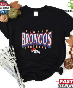 Denver Broncos Heather Divided Warp Tri Blend shirt 3 Denver Broncos Heather Divided Warp Tri-Blend Shirt, featuring a sleek and stylish design with the Denver Broncos logo. The tri-blend fabric offers comfort and durability, while the divided warp style adds a modern, unique twist to show off your Broncos pride. Perfect for fans looking for a trendy yet comfortable way to support their team.