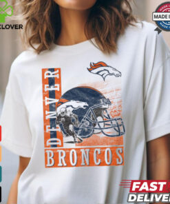 Denver Broncos Helmet Dash T Shirt 1 Denver Broncos Helmet Dash T Shirt