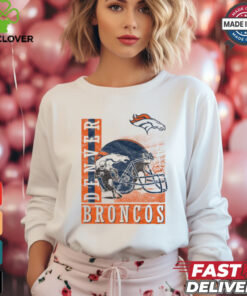 Denver Broncos Helmet Dash T Shirt 2 Denver Broncos Helmet Dash T Shirt