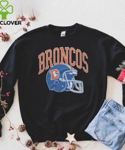 Denver Broncos Helmet Retro _ Vintage Denver Broncos T Shirt