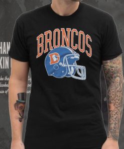 Denver Broncos Helmet Retro _ Vintage Denver Broncos T Shirt