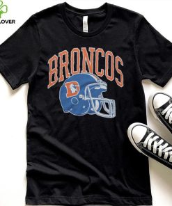Denver Broncos Helmet Retro _ Vintage Denver Broncos T Shirt