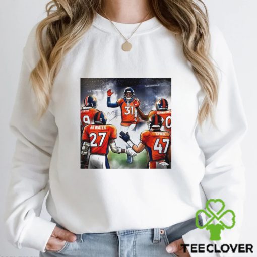 Denver Broncos Justin Simmons Smith Atwater Lynch Dawkins art hoodie, sweater, longsleeve, shirt v-neck, t-shirt