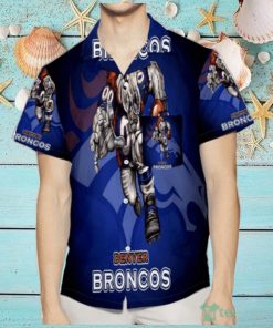 Denver Broncos Mascot 3D Hawaiian Shirt Sport Fans Gift Summer Gift