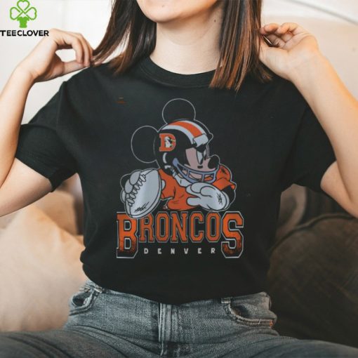 Denver Broncos Mickey Football Game Day T Shirt, Denver Broncos Gifts For Him