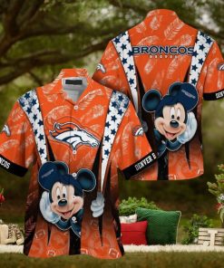 Denver Broncos Mickey Mouse NFL Hawaiian Shirt