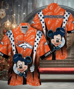 Denver Broncos Mickey Mouse NFL Hawaiian Shirt