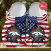 Denver Broncos NFL American Flag Crocs New For This Season Trending