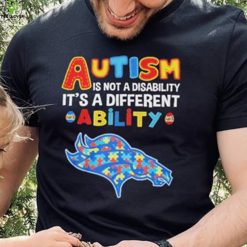 Denver Broncos NFL Autism Is Not A Disability 2024 Shirt