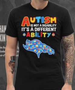 Denver Broncos NFL Autism Is Not A Disability 2024 Shirt