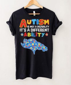 Denver Broncos NFL Autism Is Not A Disability 2024 Shirt