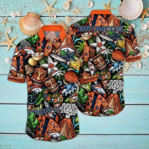 Denver Broncos NFL Flower Hawaii Shirt And Tshirt For Fans