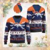 Denver Broncos NFL Football Team Logo Symbol 3D Ugly Christmas Sweater Shirt Apparel For Men And Women On Xmas Days