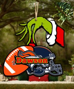 Denver Broncos NFL Grinch Personalized Ornament SP121023106ID03