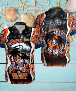 Denver Broncos NFL Hawaiian Shirt Custom Name 3D All Over Printed Hawaii Shirt