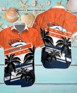 Denver Broncos NFL Hawaiian Shirt Palm Trees Pattern New Design For Fans