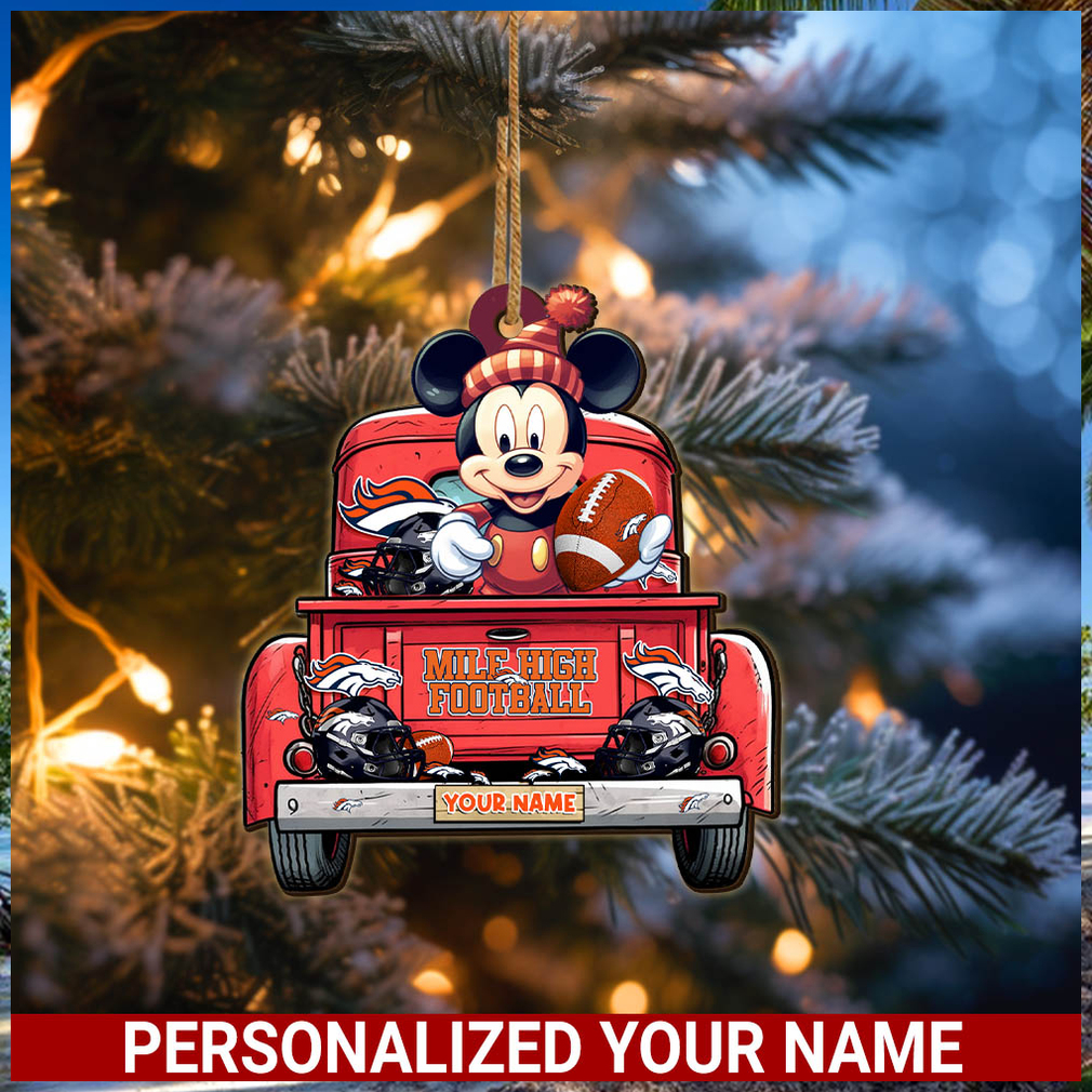 Denver Broncos NFL Mickey Ornament Personalized Your Name SP12102340ID05 Denver Broncos NFL Mickey Ornament Personalized Your Name SP12102340ID05