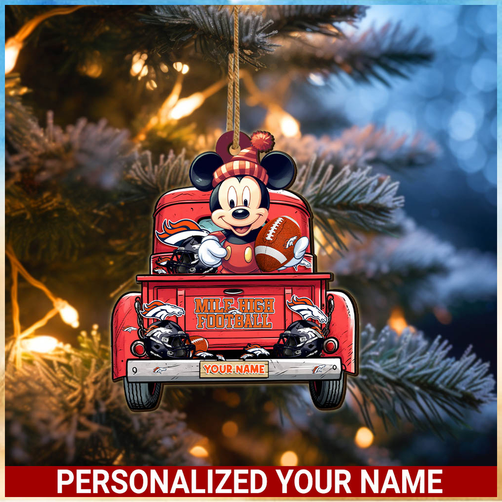 Denver Broncos NFL Mickey Ornament Personalized Your Name SP12102340ID05 Denver Broncos NFL Mickey Ornament Personalized Your Name SP12102340ID05