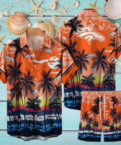 Denver Broncos NFL SAS Tropical Pattern Hawaiian Shirt And Short For Men Women Gift Summer beach