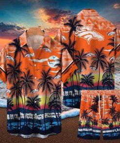 Denver Broncos NFL SAS Tropical Pattern Hawaiian Shirt And Short For Men Women Gift Summer beach