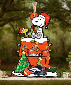 Denver Broncos NFL Snoopy Ornament Personalized Christmas 2023 Holidays