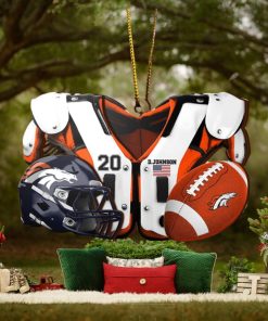 Denver Broncos NFL Sport Ornament Custom Your Name And Number