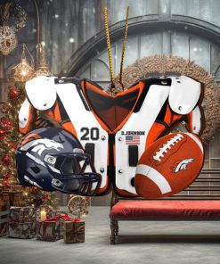 Denver Broncos NFL Sport Ornament Custom Your Name And Number