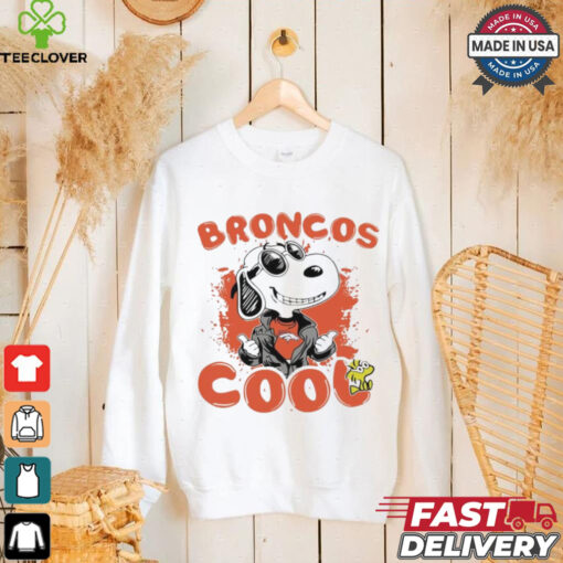 Denver Broncos NFL Team Snoopy Joe Cool T Shirt