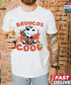 Denver Broncos NFL Team Snoopy Joe Cool T Shirt