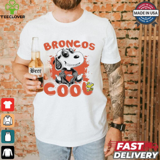 Denver Broncos NFL Team Snoopy Joe Cool T Shirt