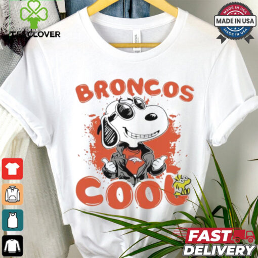 Denver Broncos NFL Team Snoopy Joe Cool T Shirt