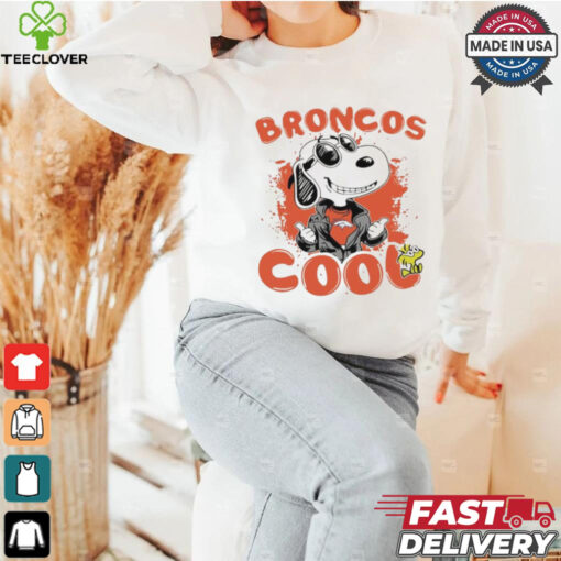 Denver Broncos NFL Team Snoopy Joe Cool T Shirt
