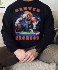 Denver Broncos NFL Team Uncommon Thunder let’s ride mascot t shirt