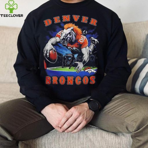 Denver Broncos NFL Team Uncommon Thunder let’s ride mascot t hoodie, sweater, longsleeve, shirt v-neck, t-shirt