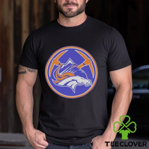 Denver Broncos Nuggets Mash Up Logo News 2023 Shirt