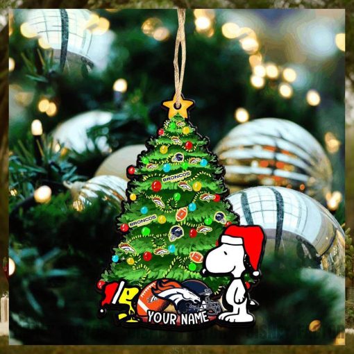 Denver Broncos Ornaments, Christmas Tree Snoopy, Gifts For Nfl Fans