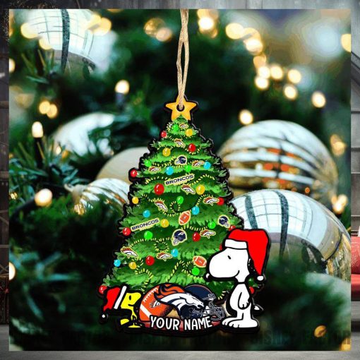 Denver Broncos Ornaments, Christmas Tree Snoopy, Gifts For Nfl Fans