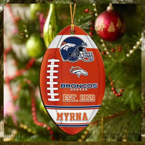 Denver Broncos Ornaments, Nfl Christmas Decorations