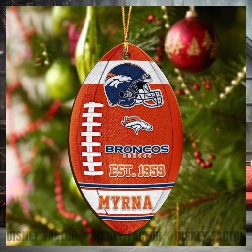 Denver Broncos Ornaments, Nfl Christmas Decorations