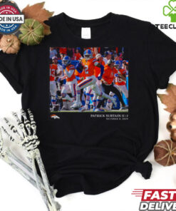 Denver Broncos Patrick Surtain II Black NFL Flash Features Week 5 T Shirt