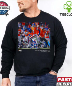 Denver Broncos Patrick Surtain II Black NFL Flash Features Week 5 T Shirt