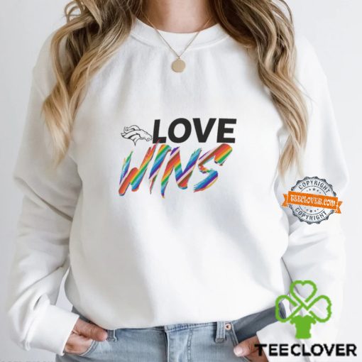 Denver Broncos Pride Love Wins 2024 Shirt