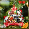 Cleveland Browns Snoopy NFL Sport Ornament Custom Your Family Name