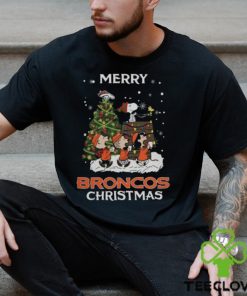 Denver Broncos Snoopy Family Christmas Shirt
