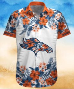 Denver Broncos Summer Beach Shirt and Shorts Full Over Print