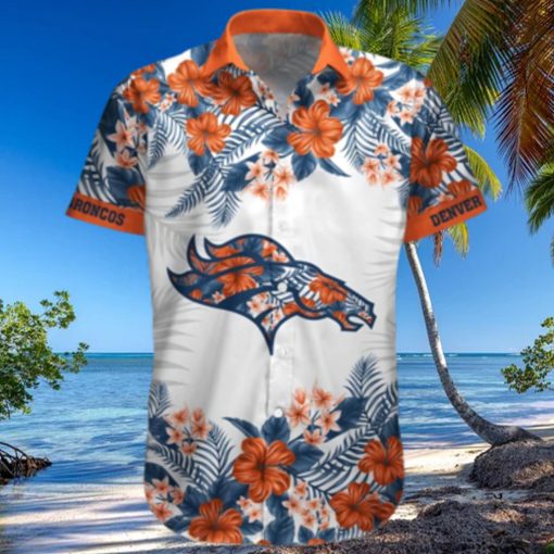 Denver Broncos Summer Beach Shirt and Shorts Full Over Print