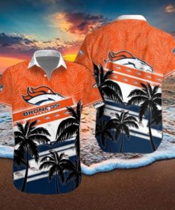 Denver Broncos Team Hawaiian Shirt And Shorts